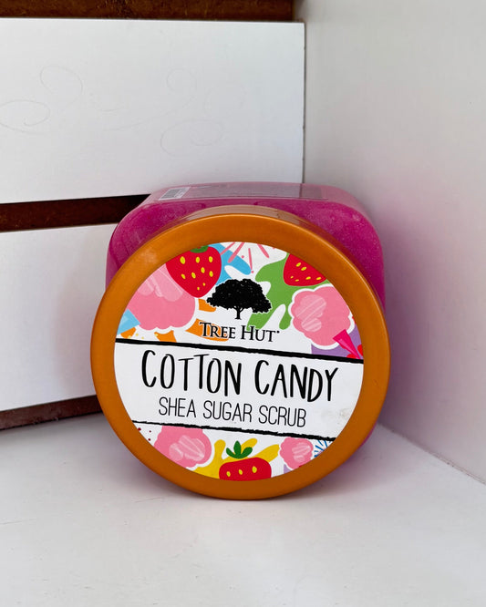 Exfoliante de azúcar TreeHut Cotton Candy - 510 gramos.