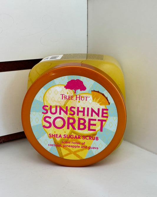 Exfoliante de azúcar TreeHut Sunshine Sorbet - 510 gramos.