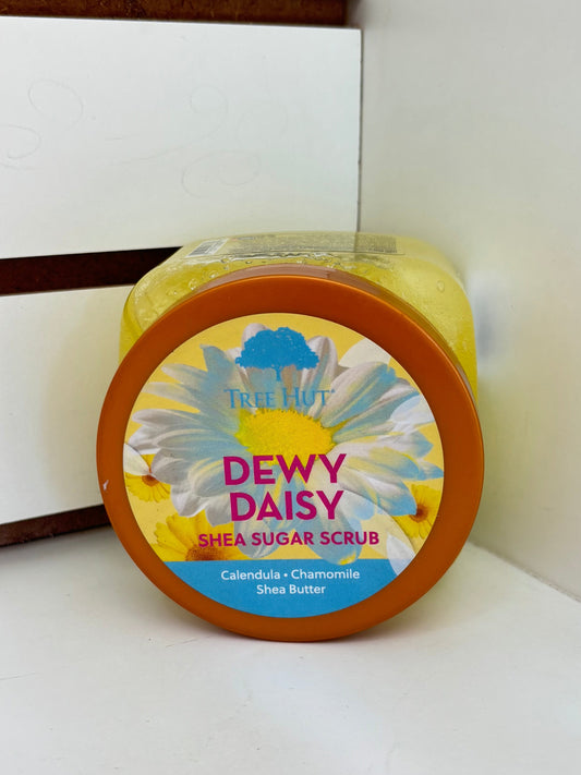Exfoliante de azúcar TreeHut Dewy Daisy - 510 gramos.
