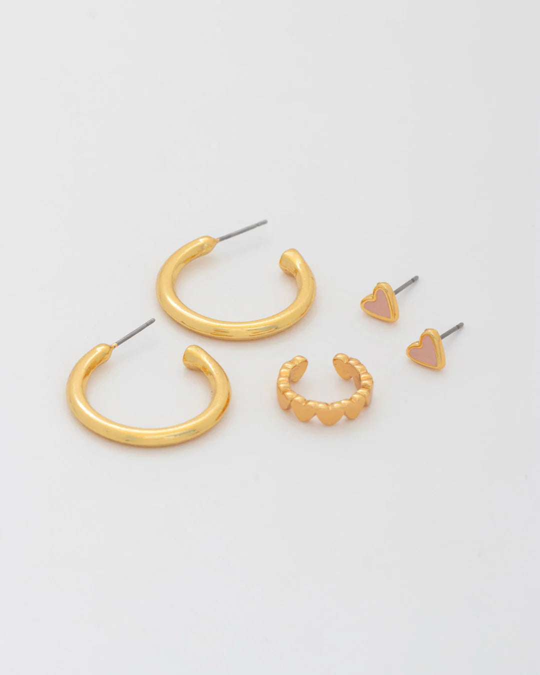 Setx3 Candongas + aretes + earcuff