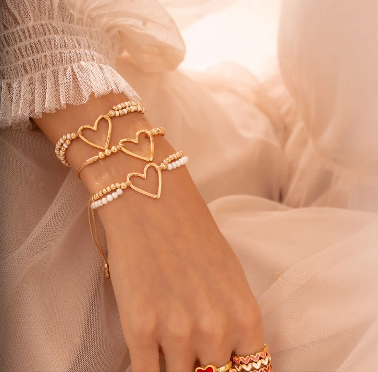 Bracelet Heart Gold