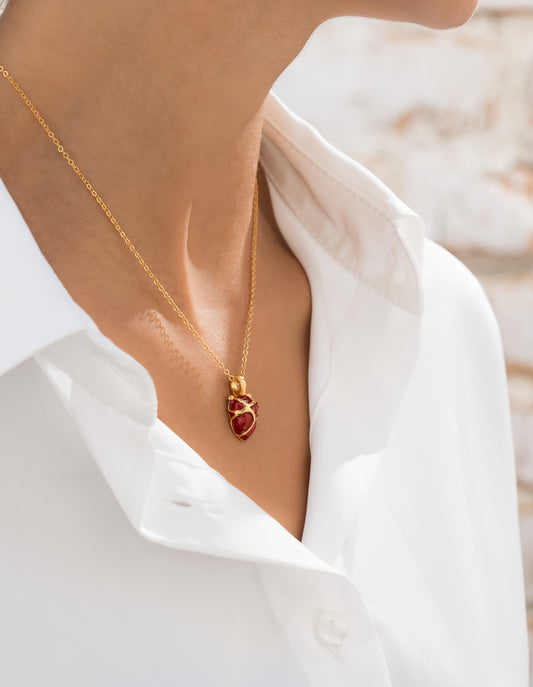 Collar corazón anatómico