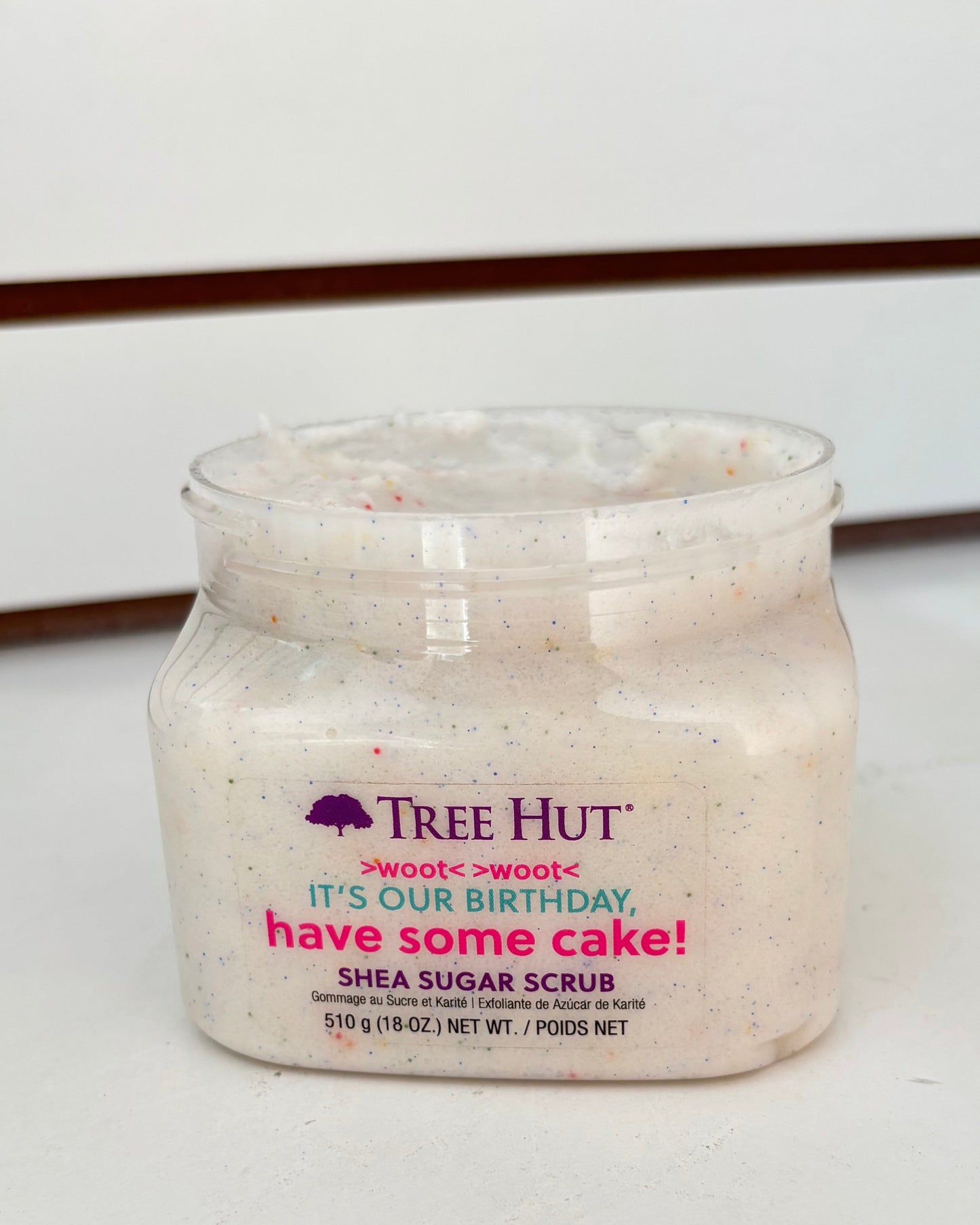 Exfoliante de azúcar TreeHut Birthday Cake - 510gr.