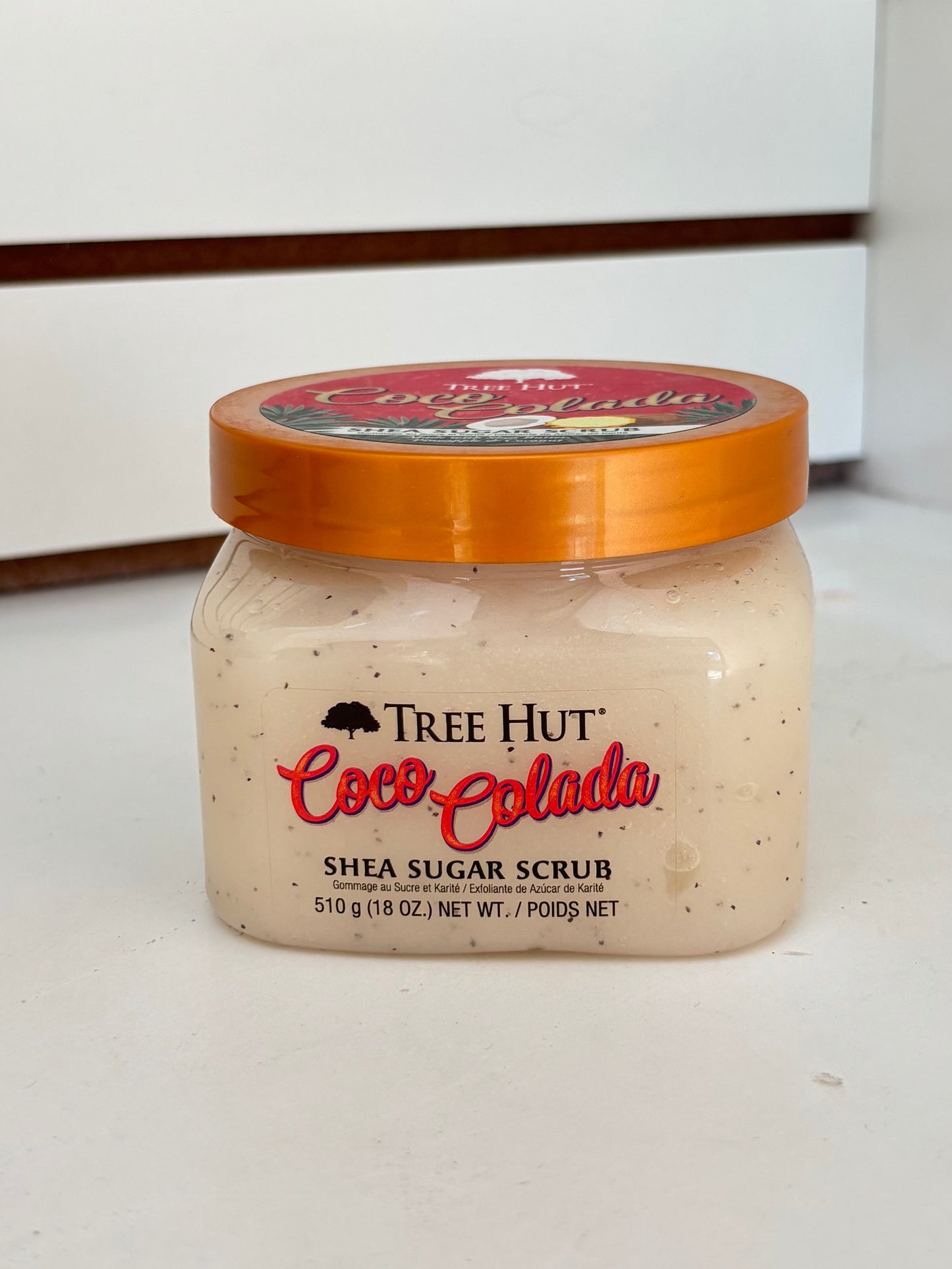 Exfoliante de azúcar TreeHut Coco Colada - 510 gramos.