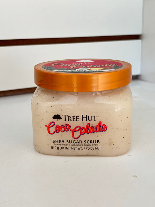 Exfoliante de azúcar TreeHut Coco Colada - 510 gramos.