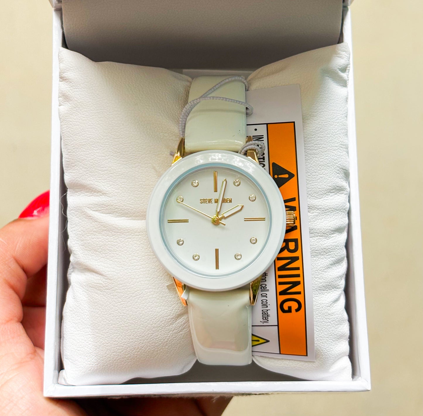 Reloj Steve Madden Blanco