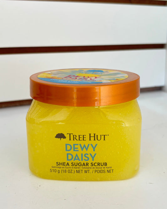 Exfoliante de azúcar TreeHut Dewy Daisy - 510 gramos.
