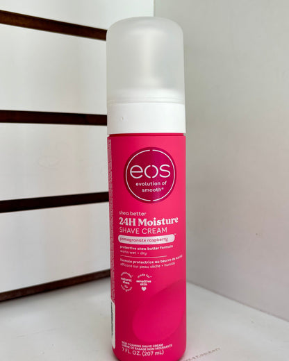 Crema de afeitar sin espuma EOS.