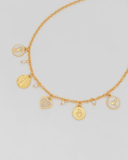 Collar multicharm religioso “nuevo”