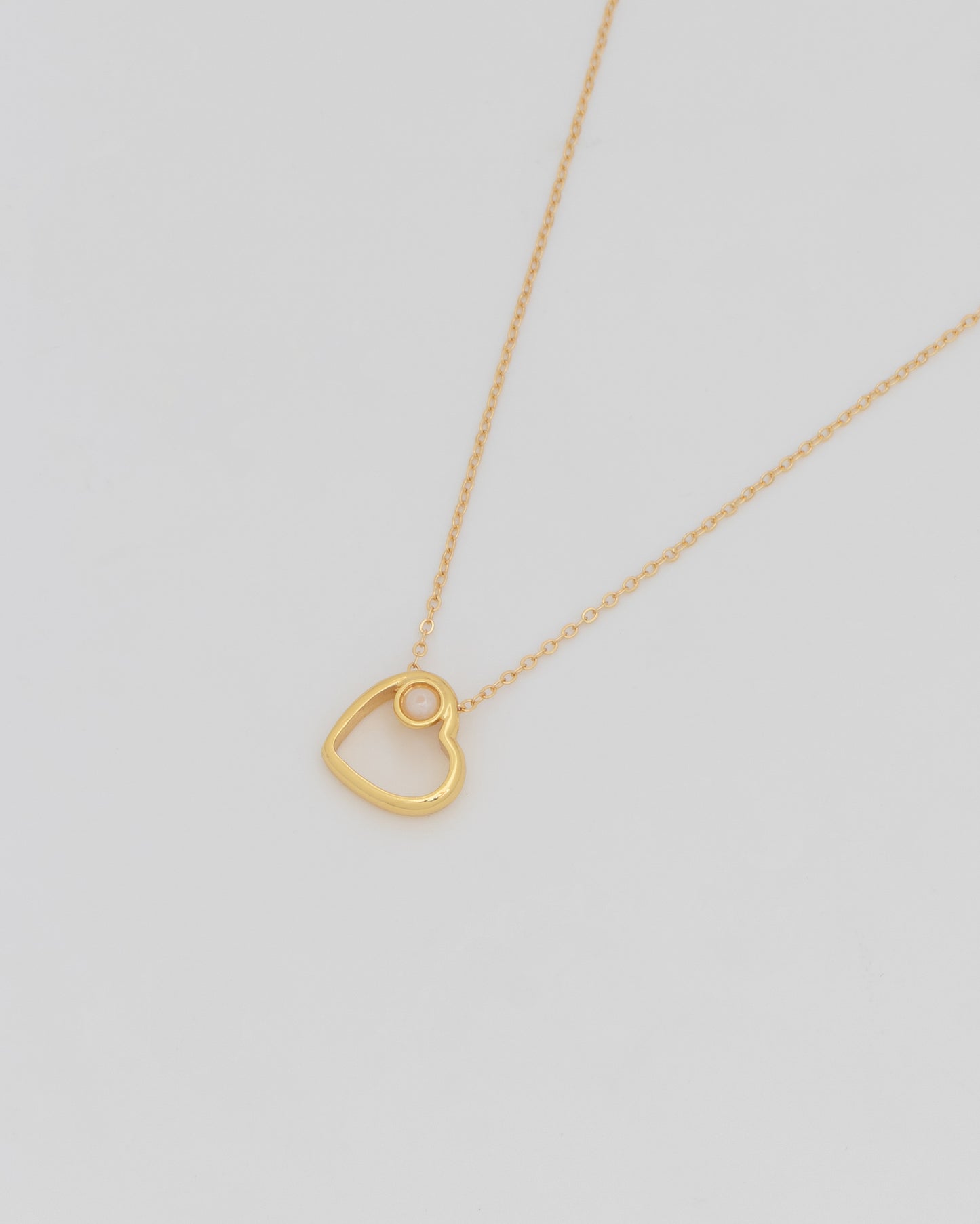 Collar de corazón para mamá.