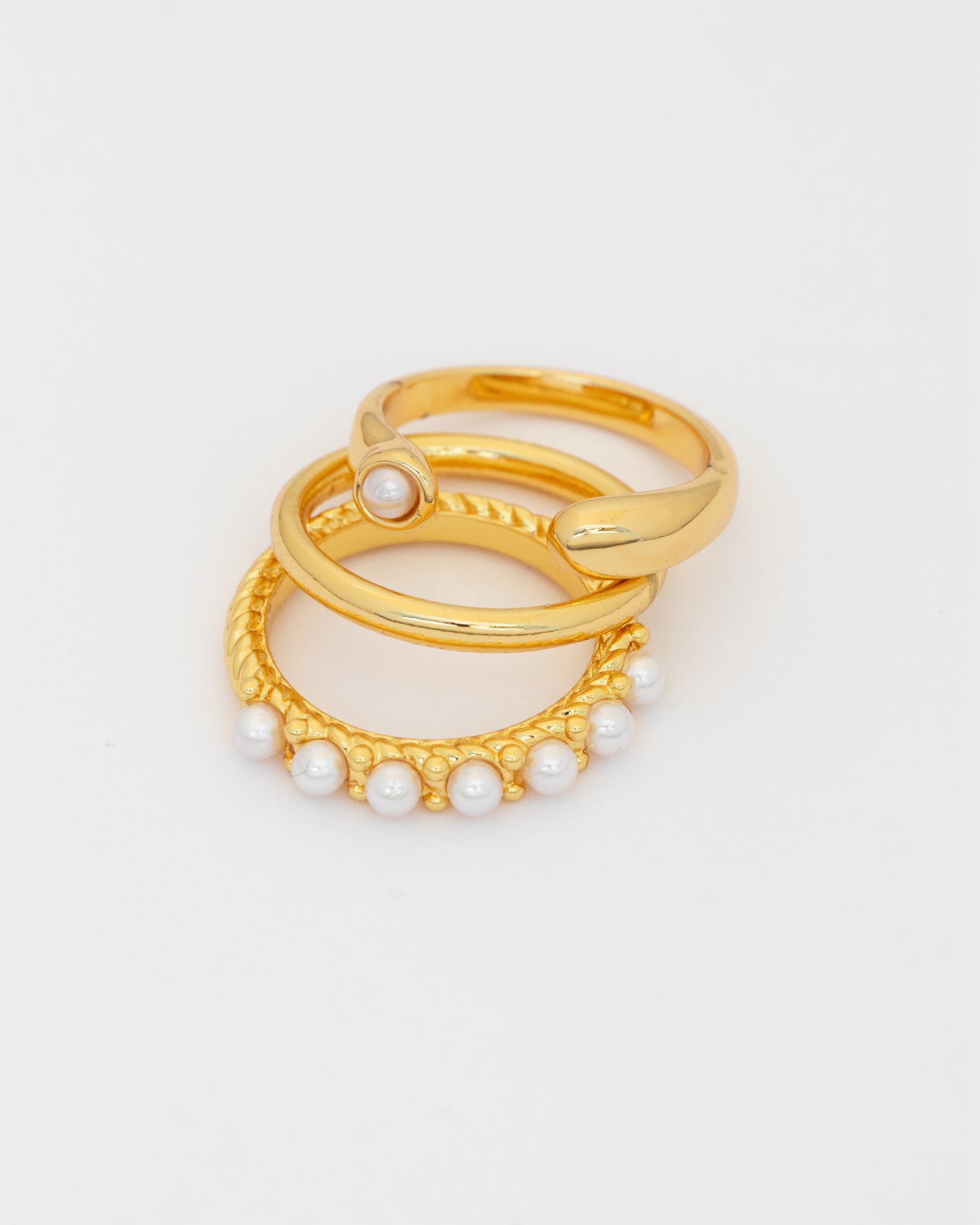 Setx3 anillos de perla