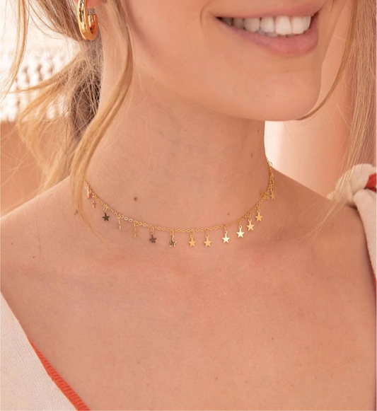 Choker multiestrellas