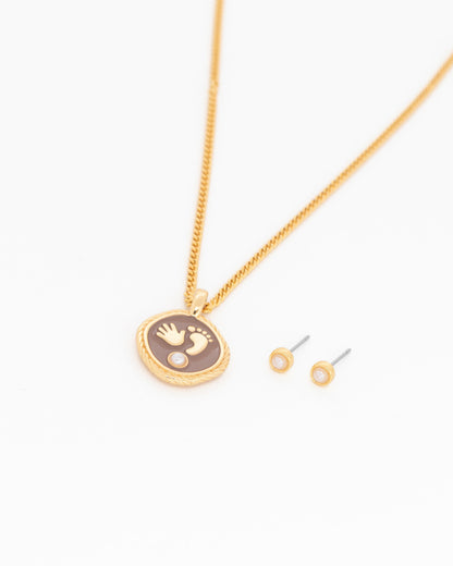 Collar para mamá + aretes.