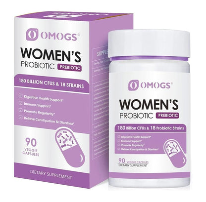 Probiótico y prebiótico para mujer.