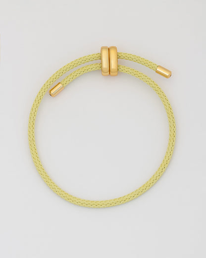 Pulsera personalizable verde.
