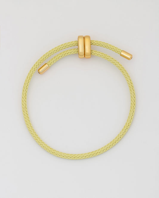 Pulsera personalizable verde.