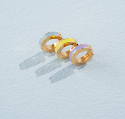 Set x2 earcuff lila silver.