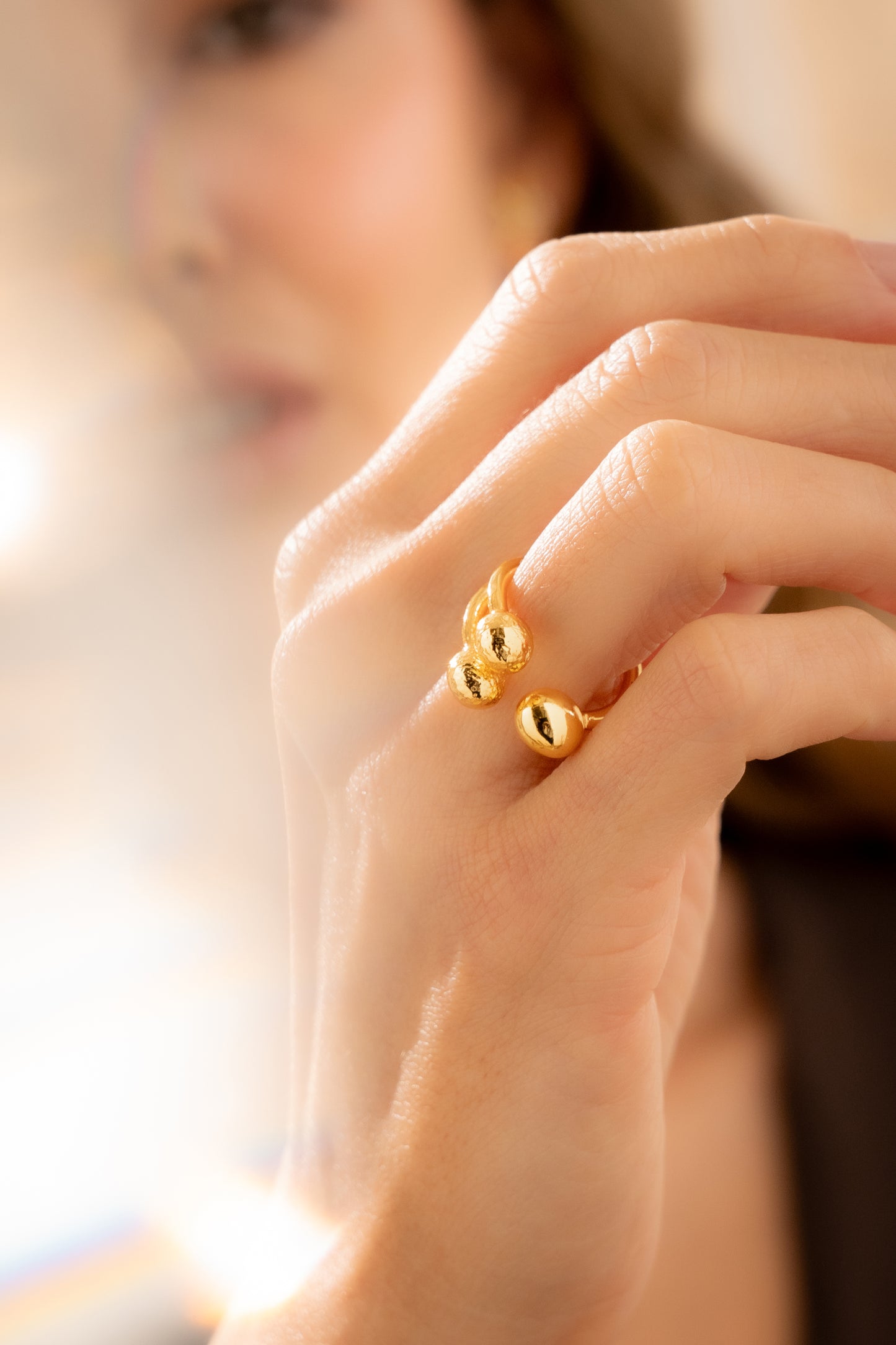 Anillo de 3 esferas.