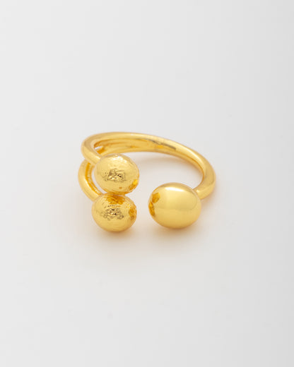 Anillo de 3 esferas.