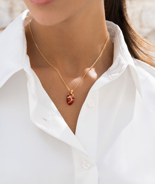 Collar corazón anatómico