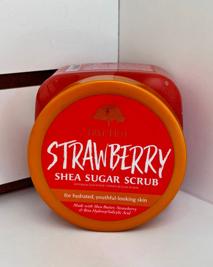 Exfoliante de azúcar TreeHut de Fresa - 510 gramos.
