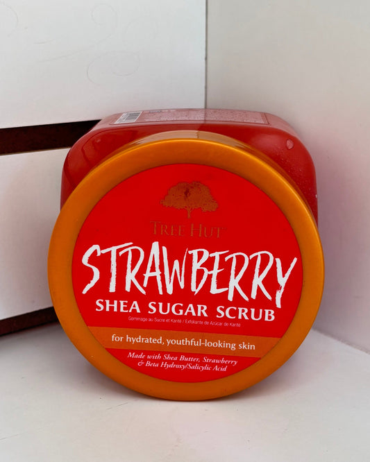 Exfoliante de azúcar TreeHut de Fresa - 510 gramos.