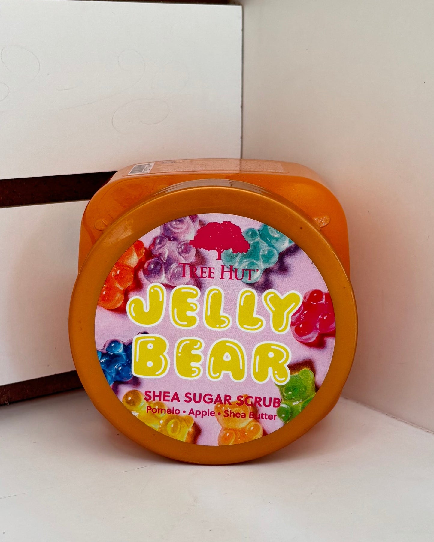 Exfoliante de azúcar TreeHut Jelly Bear - 510 gramos.