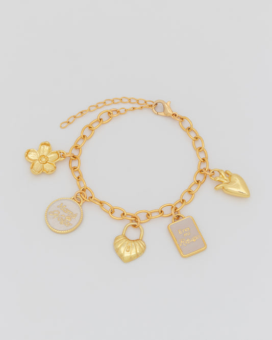 Pulsera multicharm para mamá + empaque especial.