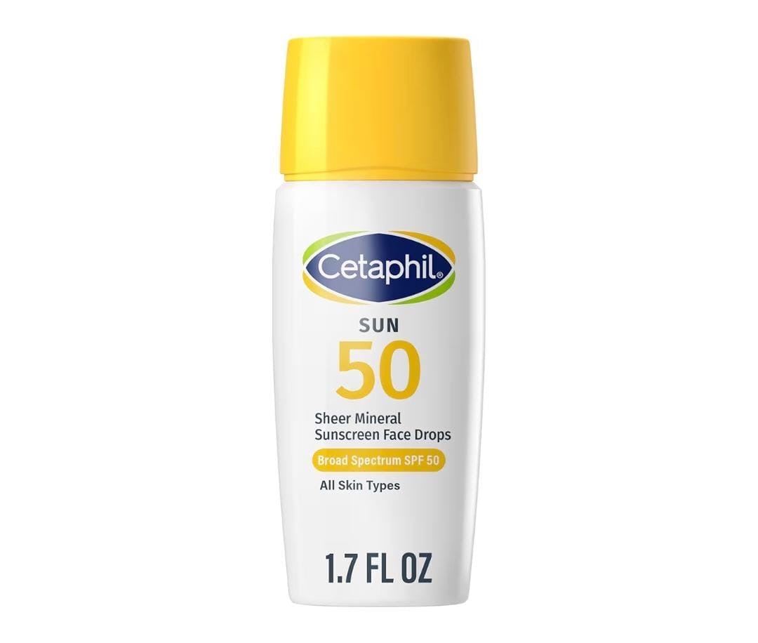 Bloqueador Cetaphil de 50SPF resistente al agua.