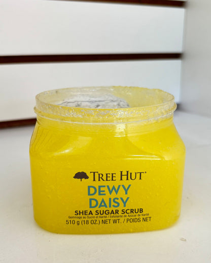 Exfoliante de azúcar TreeHut Dewy Daisy - 510 gramos.