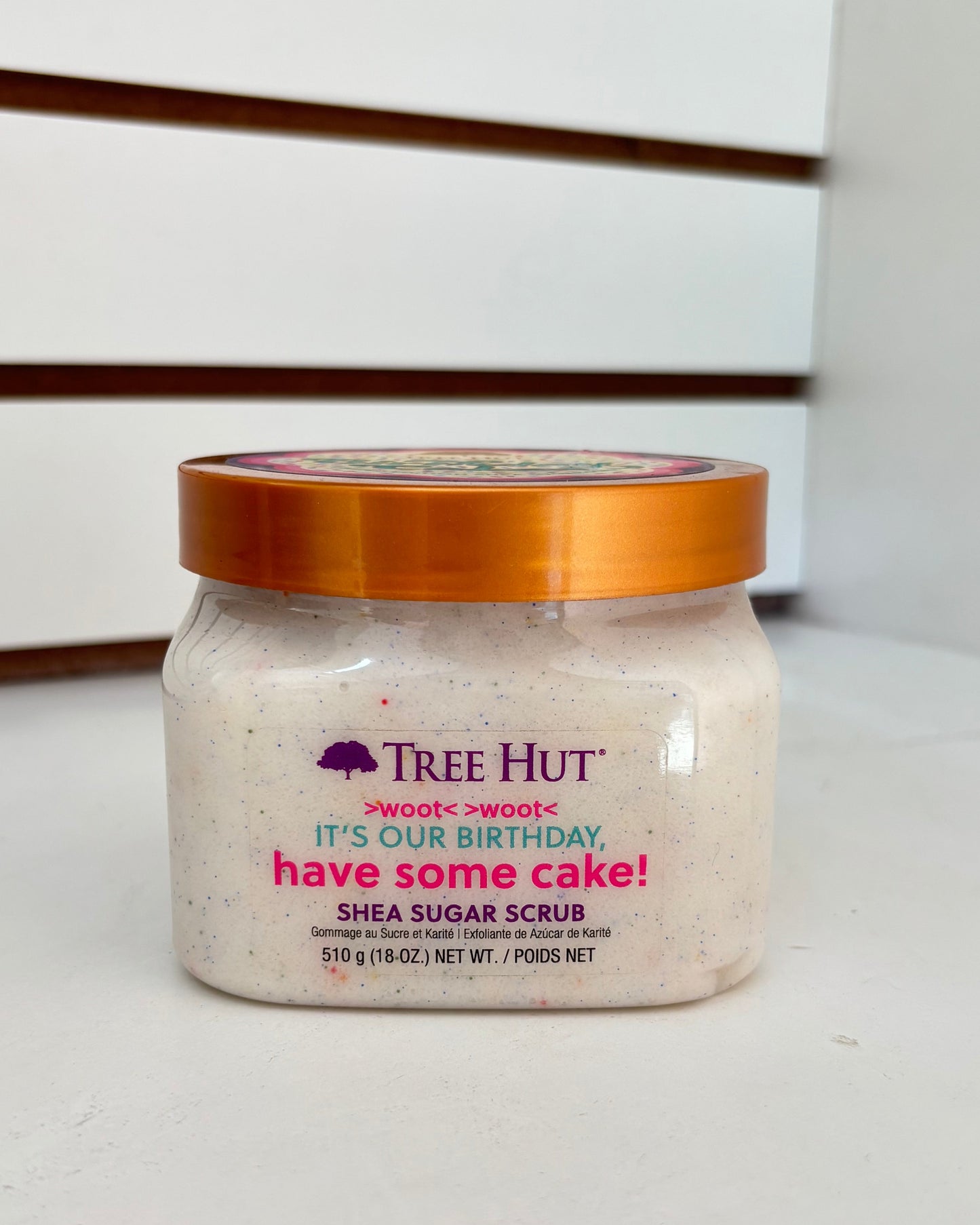 Exfoliante de azúcar TreeHut Birthday Cake - 510gr.