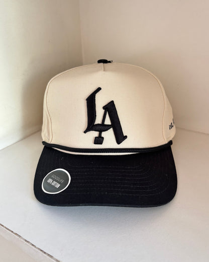 Gorra de LA beige con negro
